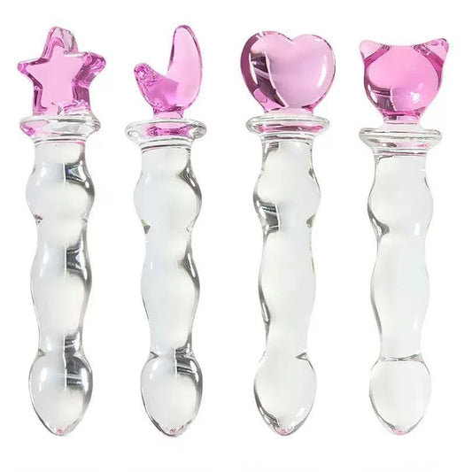 Crystal Glass Anal Plug