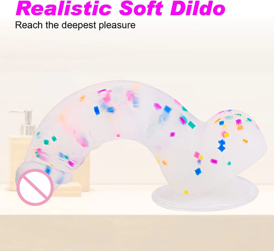 Confetti Dildo silicone Dildo